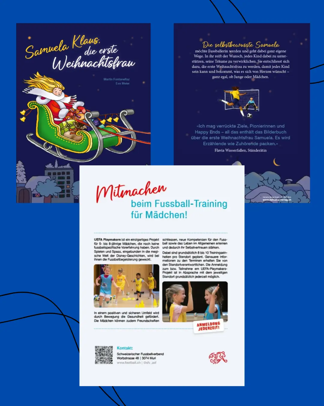 Buchcover: Samuela Klaus – die erste Weihnachtsfrau