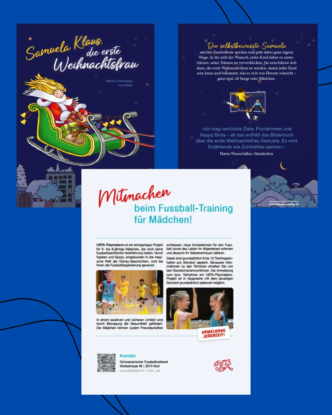 Buchcover: Samuela Klaus – die erste Weihnachtsfrau